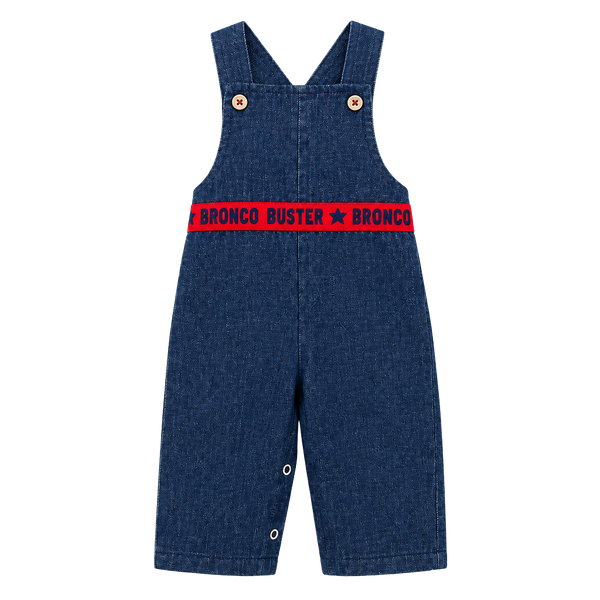 Health-tex Bronco Buster Denim Overalls Size 9-12 Months Vintage