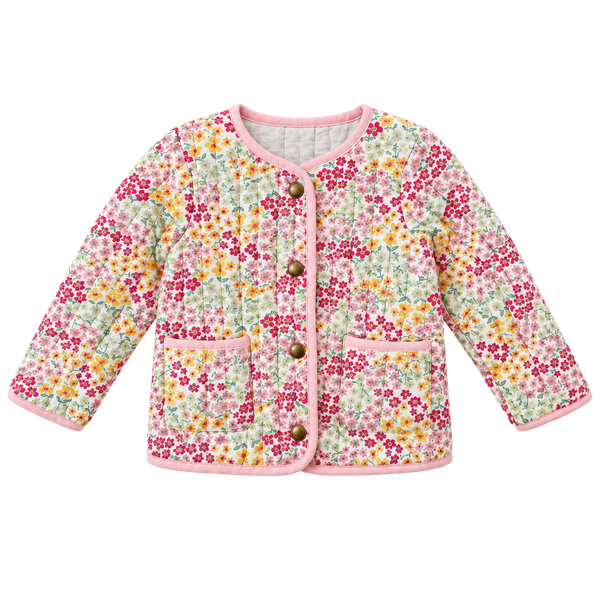 Cupcakes and Cashmere Quilted Floral Jacket Size 18M