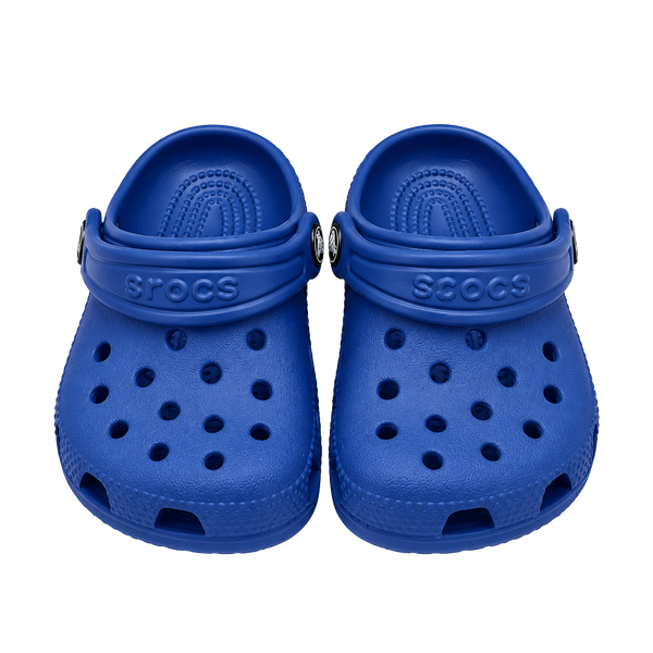 Crocs Littles Classic Clogs Size 2/3 Blue Infant Toddler Shoes