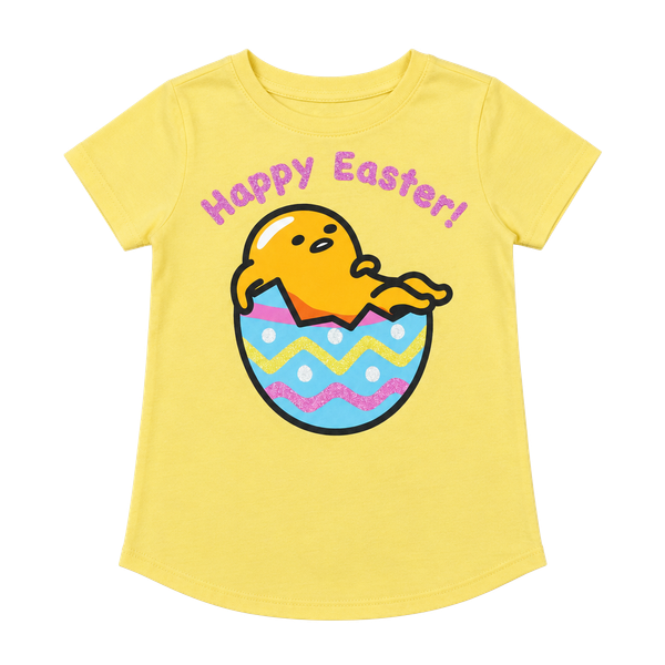 Jumping Beans Gudetama Happy Easter T-Shirt Size 10 Yellow