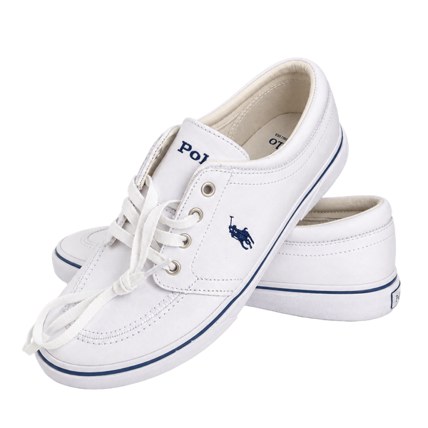 Polo Ralph Lauren Faxon White Leather Sneakers