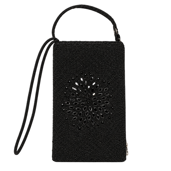 Black Beaded Bag
