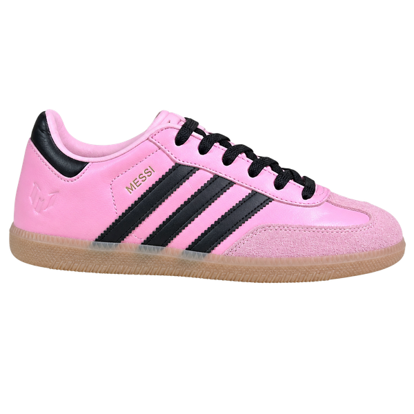 Adidas Samba Lionel Messi Pink Black Gum Sneakers Big Kids Size 4