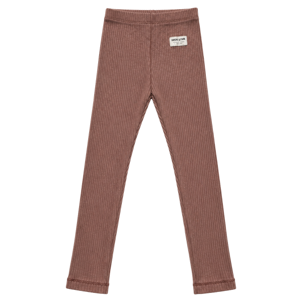 Zara Ribbed Leggings Size 5-6 Years Brown