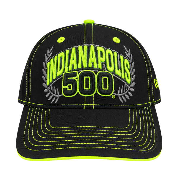 Kudzu Indianapolis 500 Baseball Hat May 28 2017 Black Neon Green