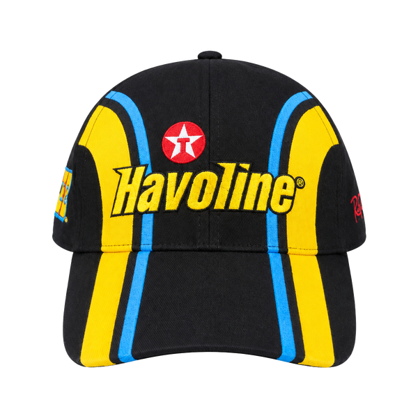 Havoline Racing Hat Cap Black Yellow Blue