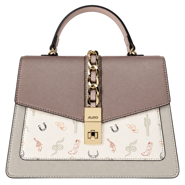 Aldo Western Print Top Handle Crossbody Bag Multicolor