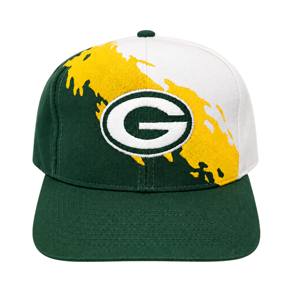 Logo 7 Green Bay Packers Snapback Hat One Size Vintage NFL Cap Splash