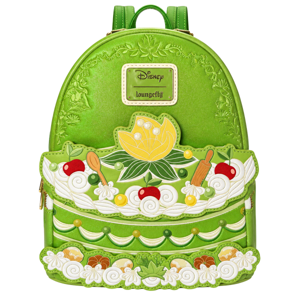 Loungefly Disney The Princess and The Frog Tiana Cake Mini Backpack Green