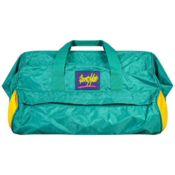 Sports Mate Regular Sports Bag Teal Purple Vintage Duffel Bag