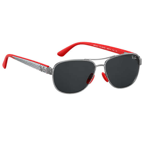 Ray-Ban RB8313-M Scuderia Ferrari Sunglasses Size 61-13 Black Red