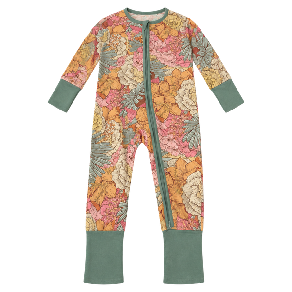 Miozing Bamboo Floral Romper