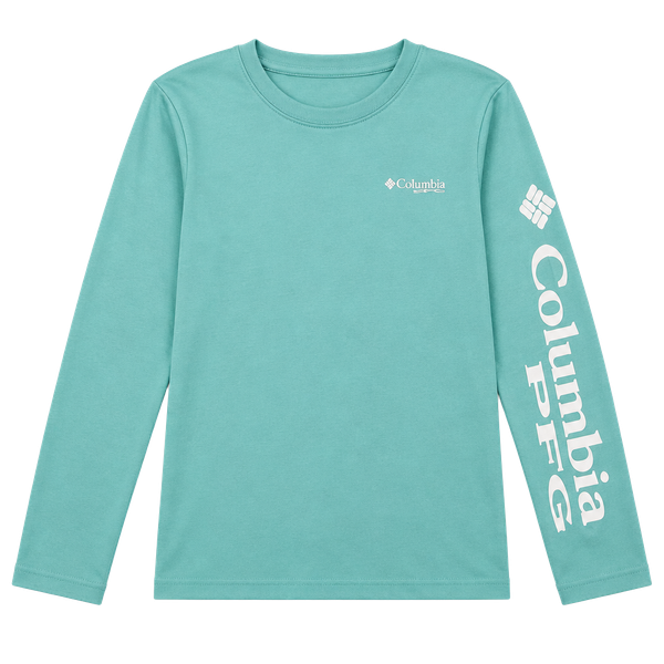 Columbia PFG Terminal Tackle Long Sleeve Shirt kids Size S (8) Blue