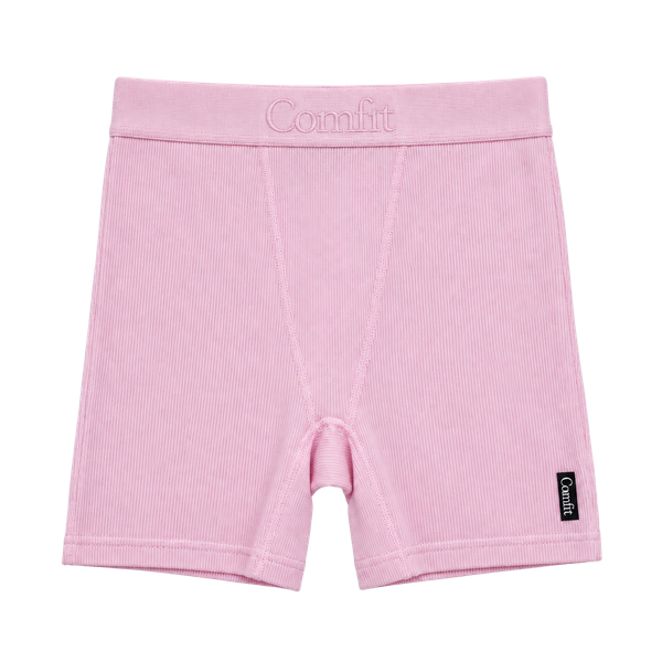 Comfrt Ribbed Boxer Shorts Size M Pink