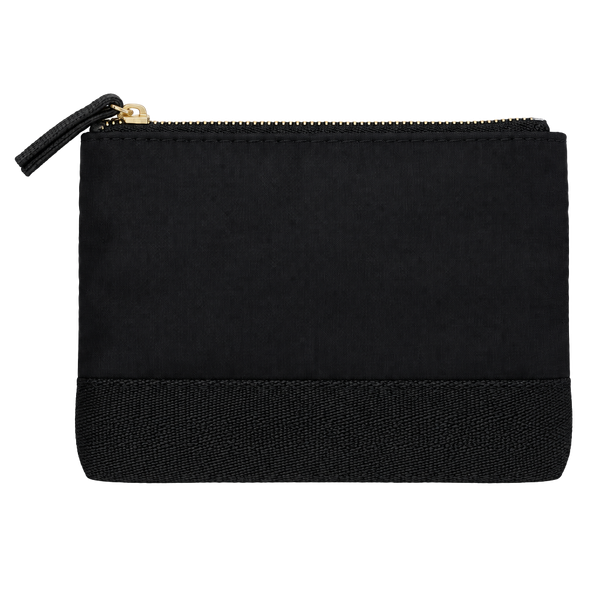 Steve Madden Black Nylon Pouch Makeup Bag