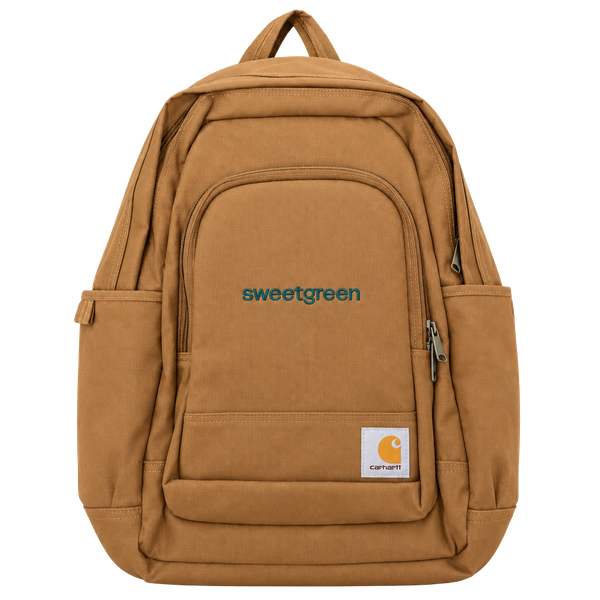 Carhartt Classic Laptop Backpack Brown Sweetgreen Logo
