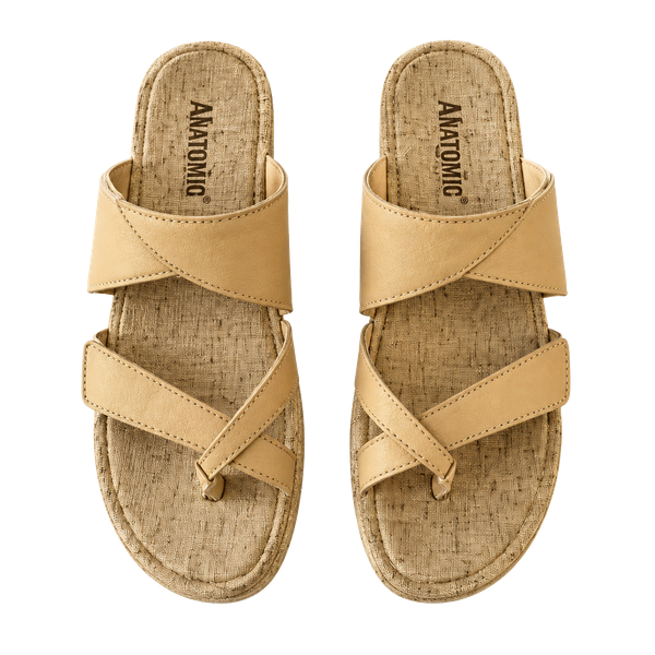 Alegria Tan Leather Women’s Sandals Size 39 (8 1/2)