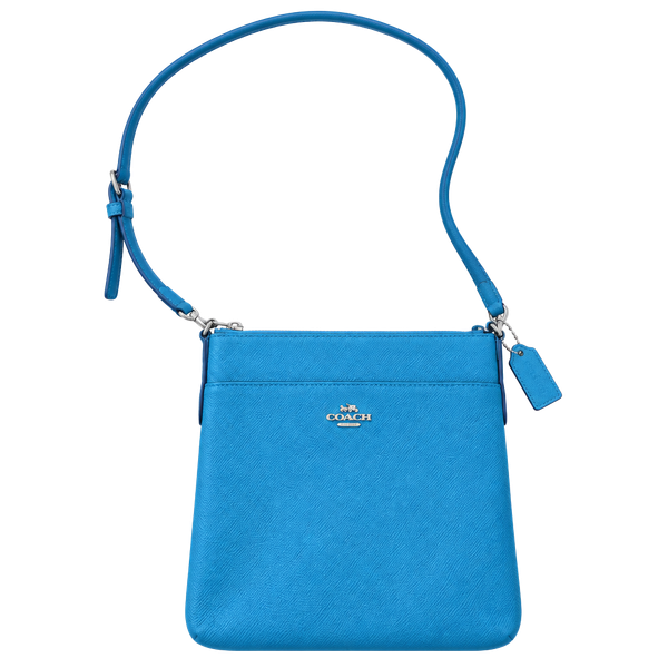 Coach Blue Saffiano Leather Crossbody Bag