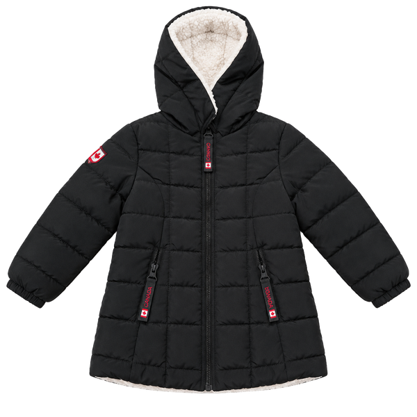 Canada Weather Gear Puffer Jacket Black kids size 10/12 