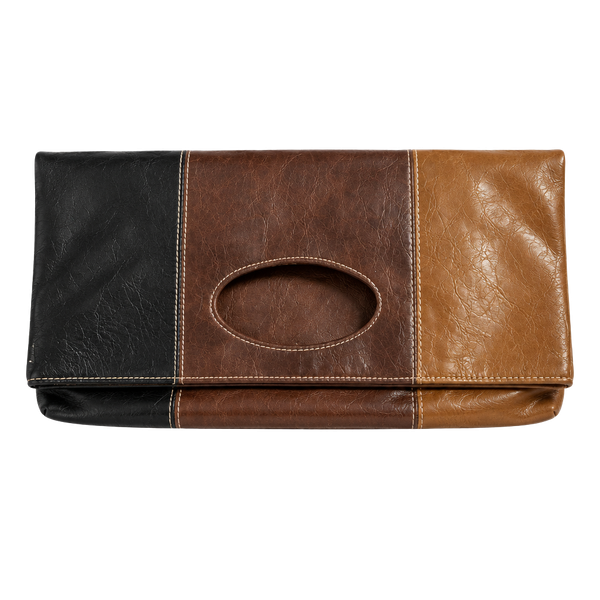 Multi Color Leather Jean Rey Pouch Clutch Bag