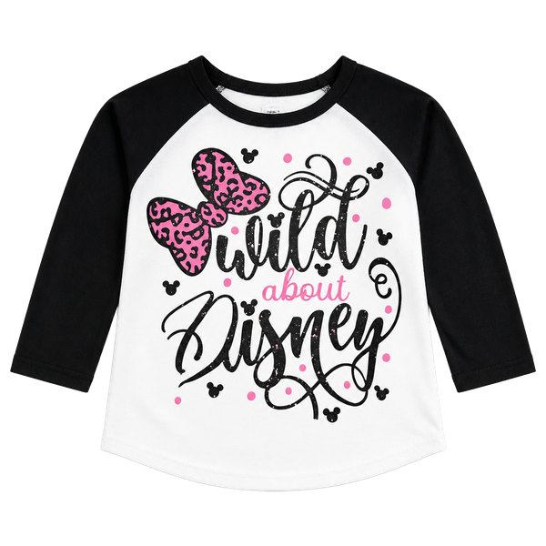 Creations of Grace Wild About Disney Baseball Shirt Size 3T