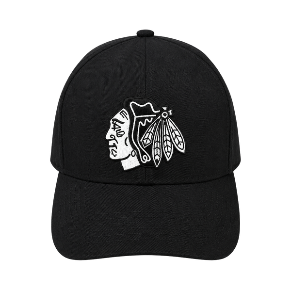 New Era Chicago Blackhawks 59FIFTY Size 7 1/4 Black Hat