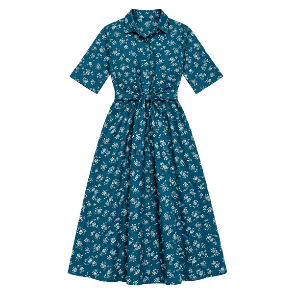 Polo Ralph Lauren Floral Tie-Front Linen Shirtdress Size 6