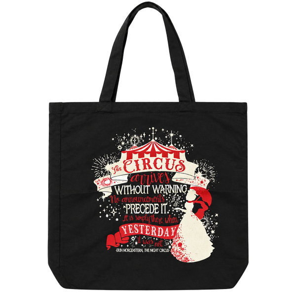  The Night Circus Tote Bag Black