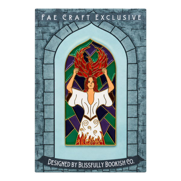 Fae Crate Exclusive Blissfully Bookish Co Enamel Pin