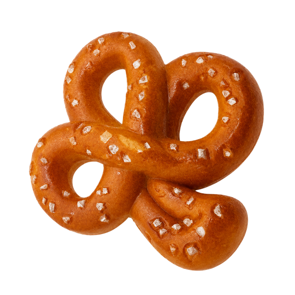 Vintage Hallmark Shamrock Pretzel Brooch Pin