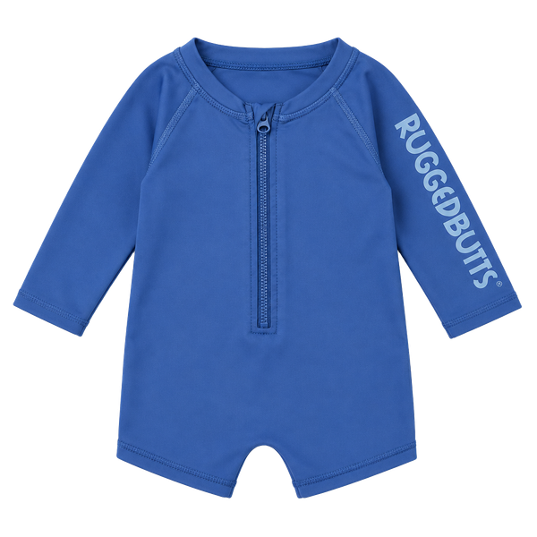 (507) RuggedButts Swimsuit Size 6-12M Blue