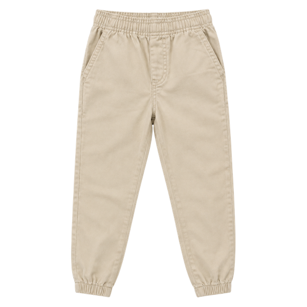 (500) Kids Headquarters Pants Size 3T Tan Khaki Pull-On