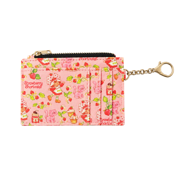 Strawberry Shortcake Zippered Card Holder and Coin Wallet