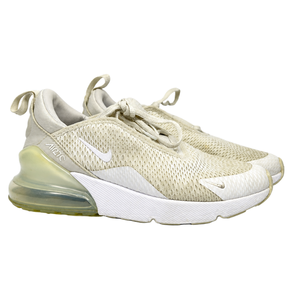 Nike Air Max 270 White Youth Size 13.5c A02372-103