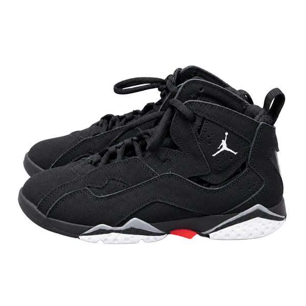 Jordan True Flight Black Suede Youth 3Y Basketball Shoes