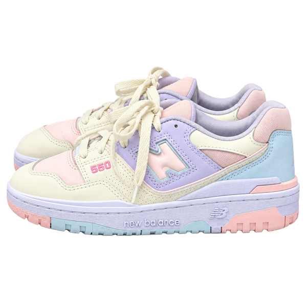New Balance Kids 550 Shell Pink Permafrost Sneakers