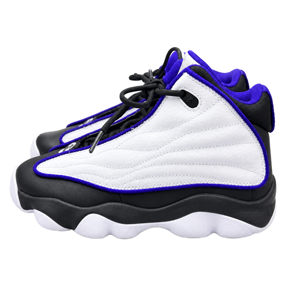 Jordan Pro Strong GS Electro Purple White Black Size 3.5Y