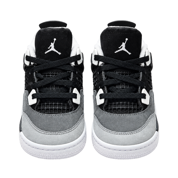 Jordan 4 Retro TD 'Fear' Toddler Black White Anthracite