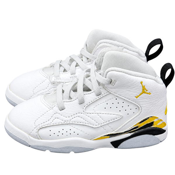 Jordan True Flight Toddler White Yellow Ochre Black 