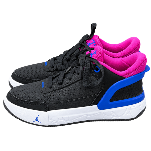 Jordan Day 1 EO Black Pink Blue Youth Basketball Shoes