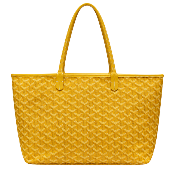 Goyard Saint Louis GM Tote Bag Yellow Coated Canvas