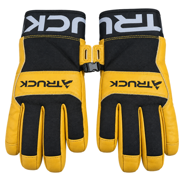Truck M3 Ski Gloves Size 7 Sunshine Leather Waterproof