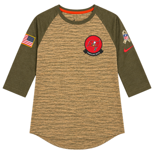 Tampa Bay Buccaneers Youth L Salute To Service Camo Shirt
