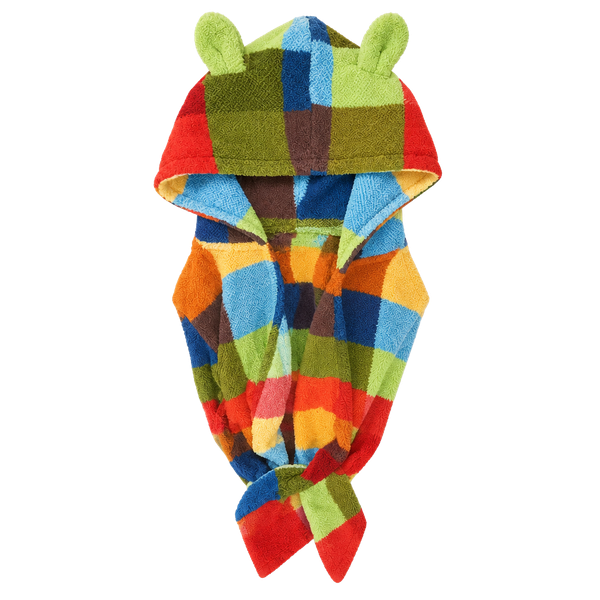 Baby Gap Hooded Bathrobe Size 3 Years Multi Color Patchwork