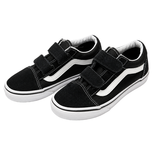 Vans Old Skool V Kids Size 13 Black White Sneakers