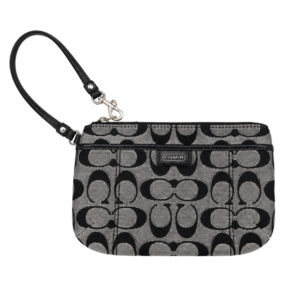 Coach Monogram Wristlet with COA