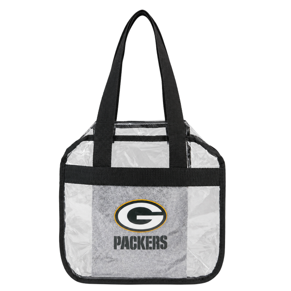Littlearth NFL Green Bay Packers Clear Stadium Tote Bag New With Tags