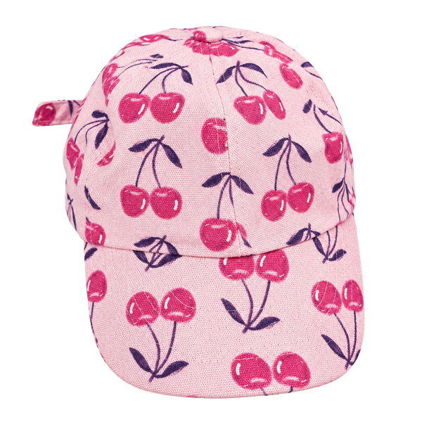 URBAN OUTFITTERS Hat BASEBALL Cap CHERRIES Pink UO-79 Patch Cotton Adjust NWT