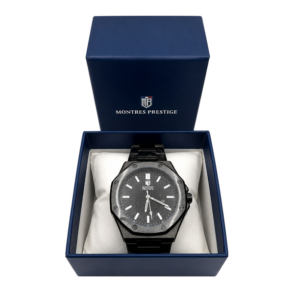 Montres Prestige Classic MPW-0250 Men's Quartz Watch Black Box