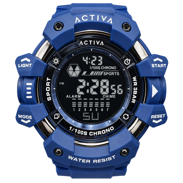 Activa x Invicta ACW8050-001 Digital Watch Blue 50mm New in Box